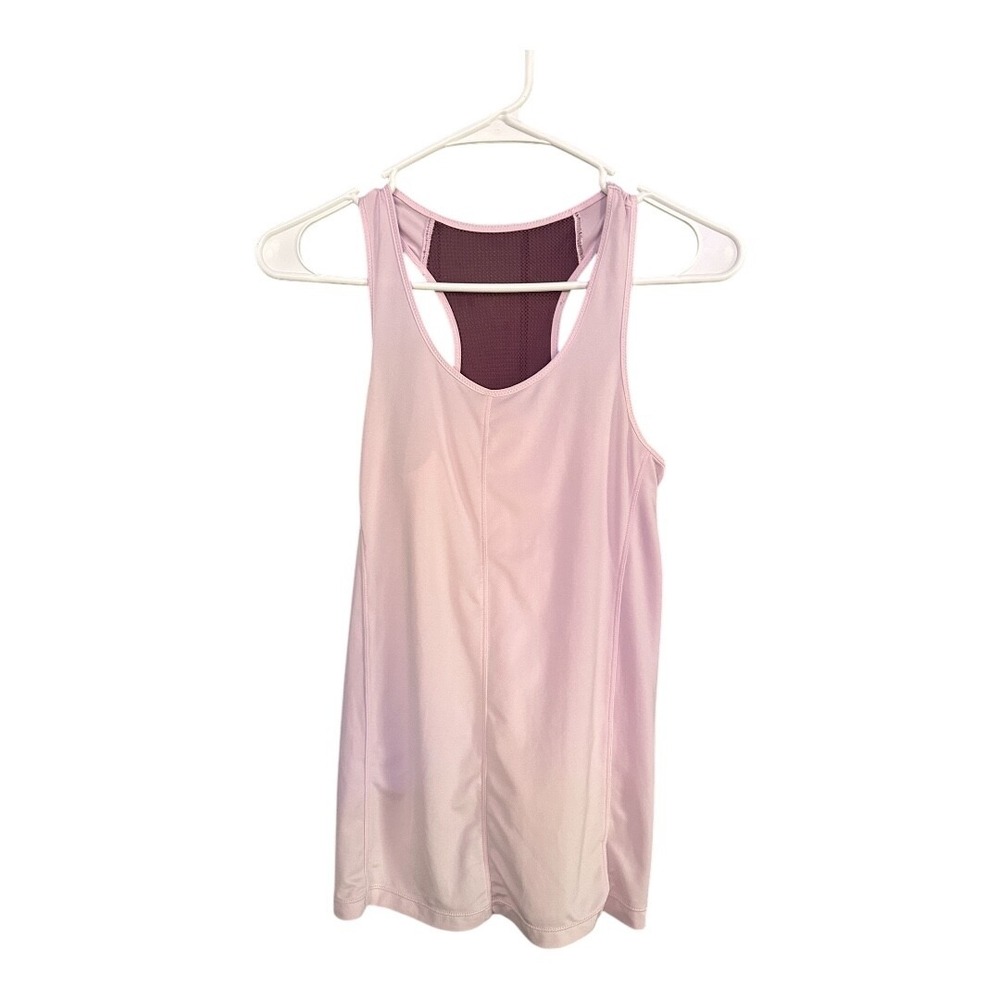 J.Crew Women's XXS Pink Racerback Tank Top Athletic Stretch Polyester Blend